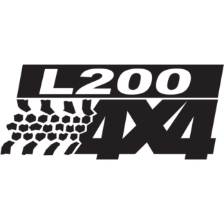 Sticker Autocollant logo 4x4 l200 auto AM87404