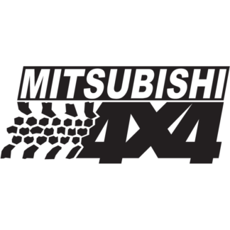 Sticker Autocollant logo 4x4 mitsubishi auto AM87398