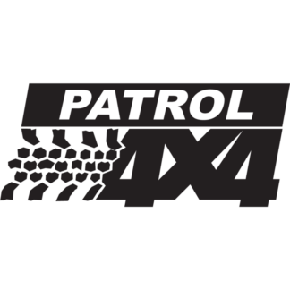 Sticker Autocollant logo 4x4 patrol auto AM87391