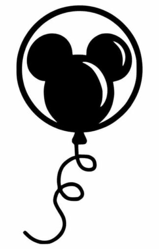 Sticker Autocollant Mickey ballon Disney X87292
