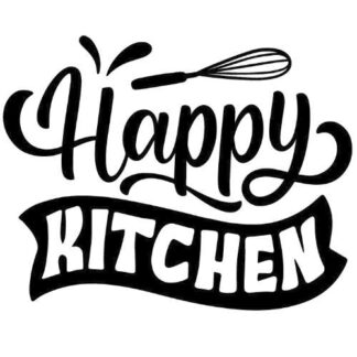 Sticker Autocollant Happy kitchen cuisine W87289