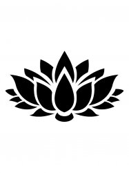 Sticker Autocollant lotus fleur AG87296