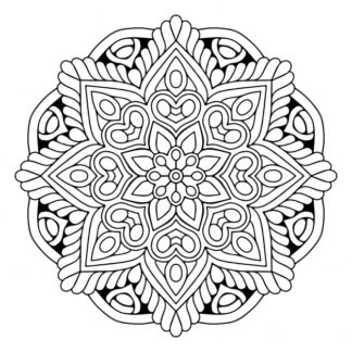 Sticker Autocollant mandala zen fleur AK87294