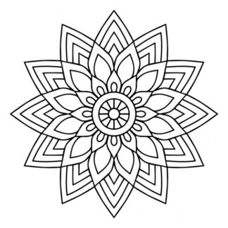 Sticker Autocollant mandala zen fleur AK87292