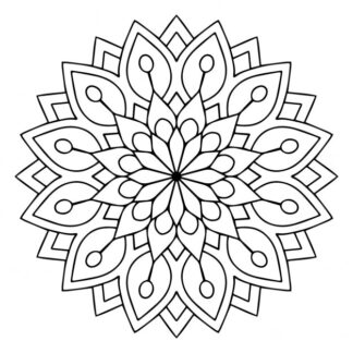 Sticker Autocollant mandala zen fleur AK87293