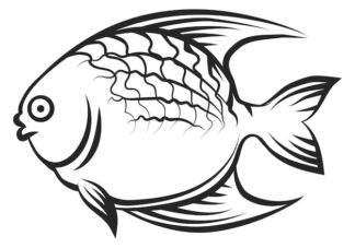 Sticker Autocollant poisson marin pêche AL87298