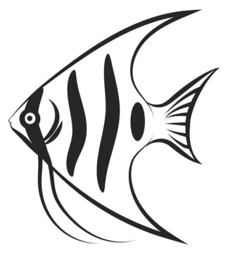 Sticker Autocollant poisson marin pêche AL87300