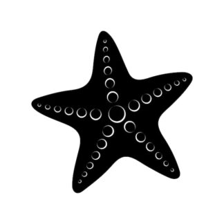 Sticker Autocollant etoile de mer marin AM87306