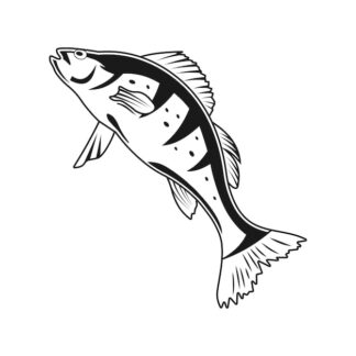 Sticker Autocollant poisson peche marin AM87307