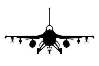 Sticker Autocollant avion falcon Auto AT87291