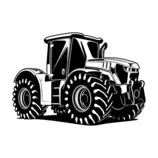 Sticker Autocollant tracteur silouhette BVw187292