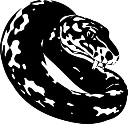 Sticker Autocollant serpent jungle SCF18741