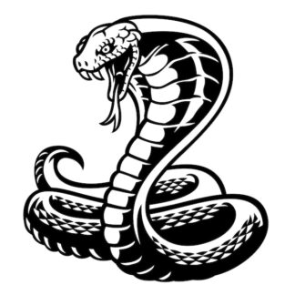 Sticker Autocollant serpent crotale jungle SCF18733