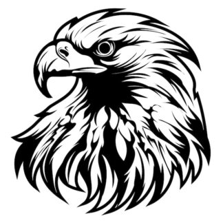 Sticker Autocollant aigle oiseau SCF18739