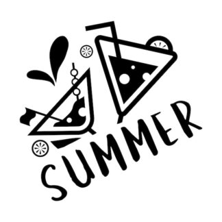 Sticker Autocollant summer plage SCE18731