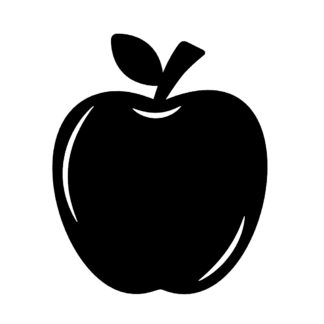 Sticker Autocollant pomme fruit nourriture NFFL18732