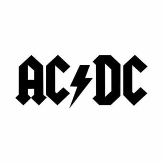 Sticker Autocollant acdc musique brand  BRD21025