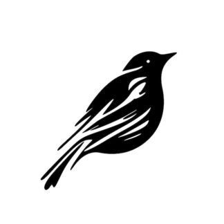 Sticker Autocollant oiseau animaux  ANI18761