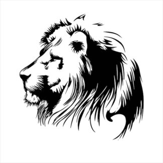 Sticker Autocollant lion animaux  ANI18741