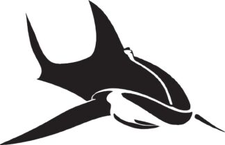 Sticker Autocollant requin marin animaux  ANX21010