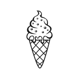 Sticker Autocollant glace gateau nourriture NFFL18764