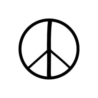 Sticker Autocollant peace and love zen  PAL1874