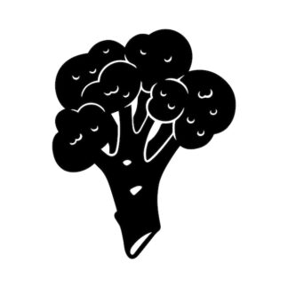 Sticker Autocollant brocoli légume nourriture NFFL18771