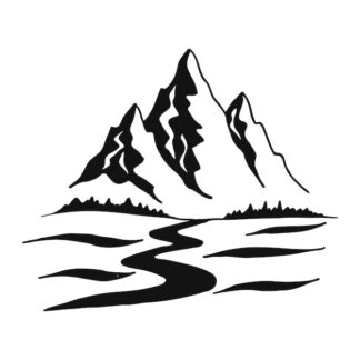 Sticker Autocollant paysage offroad camping car montagne 4x4  ORM18749