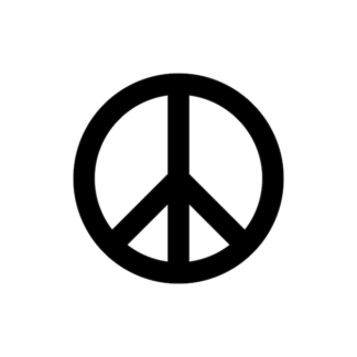 Sticker Autocollant peace and love zen  PAL1873