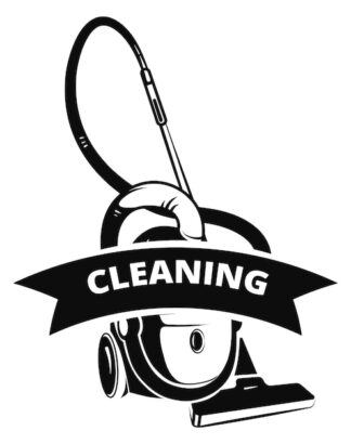 Sticker Autocollant aspirateur buanderie  BU200683