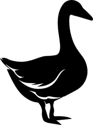 Sticker Autocollant oiseau oie animaux  ANX21035