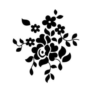 Sticker Autocollant végétal fleur  FLW21030