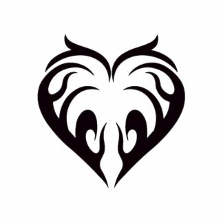 Sticker Autocollant coeur tribal love  LOV54487