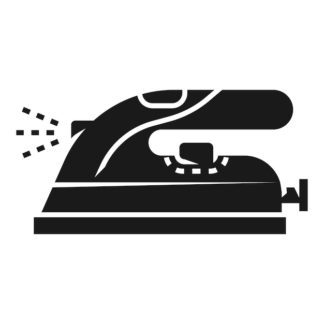 Sticker Autocollant fer a repasser buanderie  BU200676