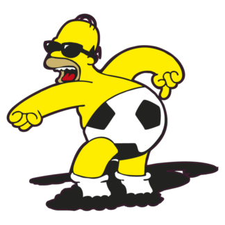 Sticker Autocollant simpsons imprimé IMP20231314