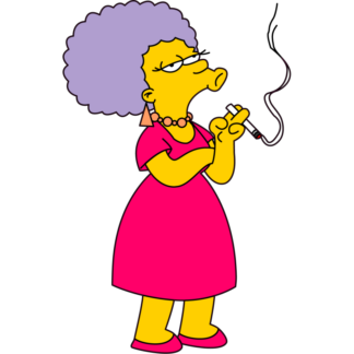 Sticker Autocollant simpsons imprimé IMP20231327