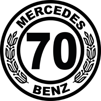 Sticker Autocollant mercedes 70 camion disque limitation  DLC547934