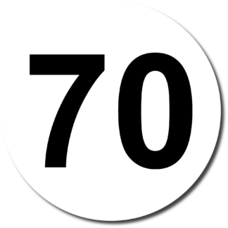 Sticker Autocollant 70 camion disque limitation  DLC547932