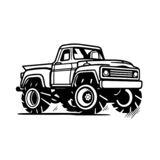 Sticker Autocollant off road monter truck 4x4  OR54492