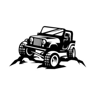 Sticker Autocollant off road jeep montagne 4x4  OR54486