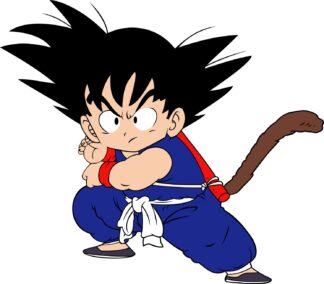 Sticker Autocollant goku dragon ball manga imprimé IMP20232326