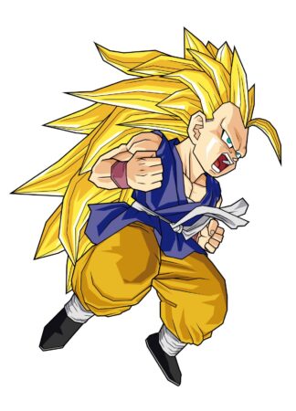 Sticker Autocollant goku dragon ball manga imprimé IMP20232324