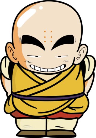 Sticker Autocollant krillin dragon ball manga imprimé IMP20232322