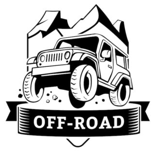 Sticker Autocollant off road jeep montagne 4x4  OR54491