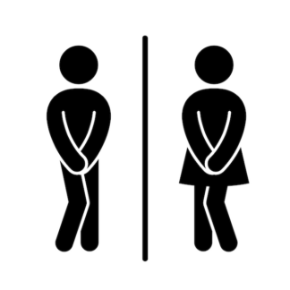 Sticker Autocollant pictogramme  wc  WC15570