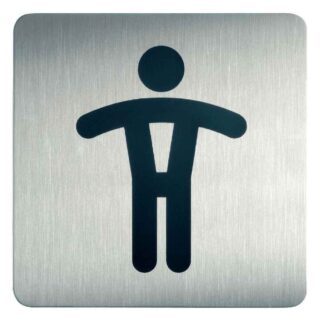 Sticker Autocollant wc hommes signalétique   SIG553