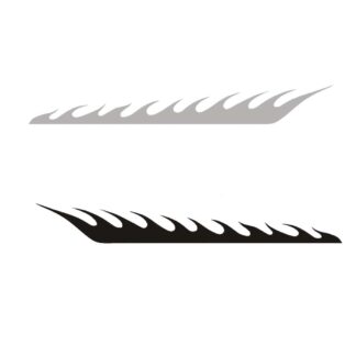 Sticker autocollant latéral lot de 2