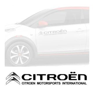 Sticker autocollant Citroën motorsports lot de 2