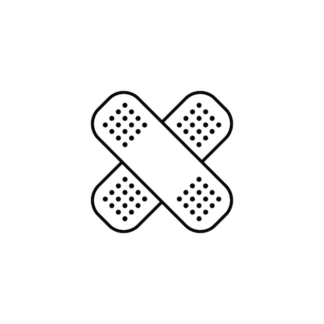 Sticker Autocollant pansement jdm métier médical   MED462