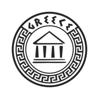 Sticker Autocollant greece liseret antique  BL357